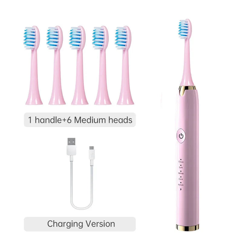 Tongwode Electric Toothbrush – Rechargeable Ultrasonic Smart Toothbrush with Long-Lasting Battery