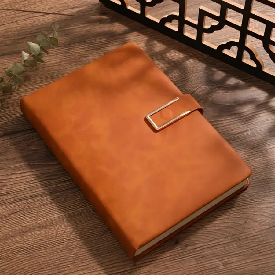 A5 Retro Notebook Soft Leather Cover 200/360 Pages Agenda for Students Business Office School Stationery Supplies