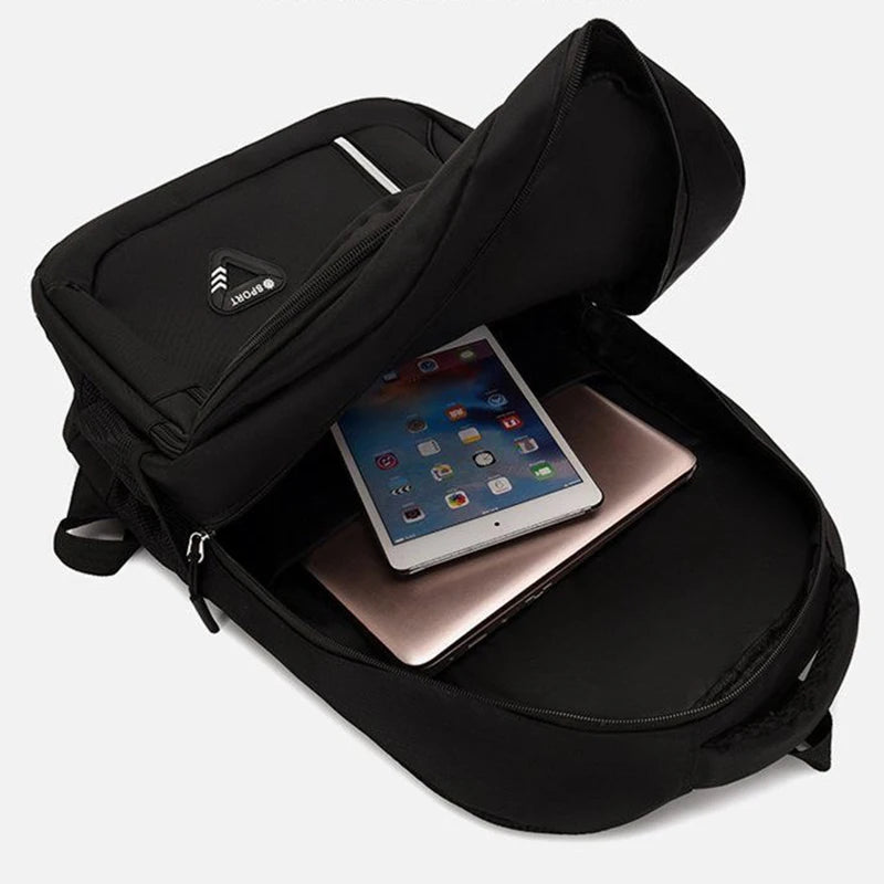 حقيبة ظهر عصرية كبيرة السعة للرجال والنساء - متعددة الاستخدامات، بسيطة، وصغيرة الحجم، مناسبة للسفر والعمل والمدرسة