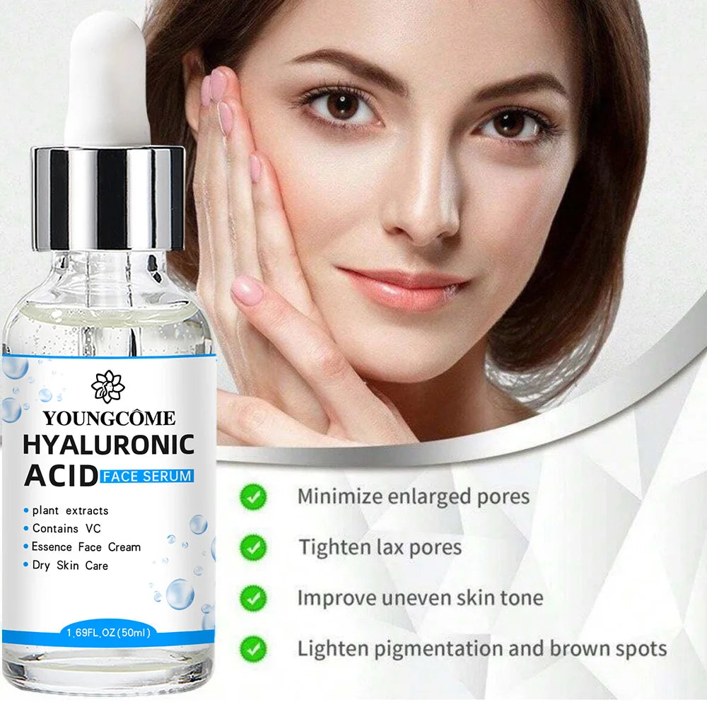 Hyaluronic Acid Facial Essence – Deep Moisturizing Korean Skincare Serum for Hydration & Smooth Skin