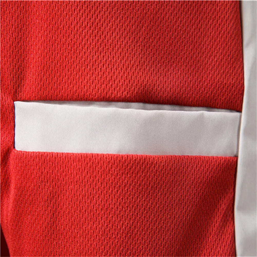 Men’s Solid Color Baseball Jacket – Casual Stand Collar Slim Fit Bomber for Autumn