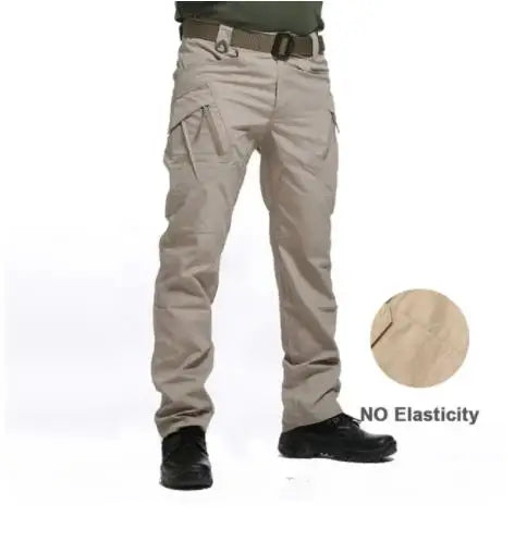 Men’s Waterproof Tactical Cargo Pants – Outdoor Combat Multi-Pocket Wear-Resistant Trousers