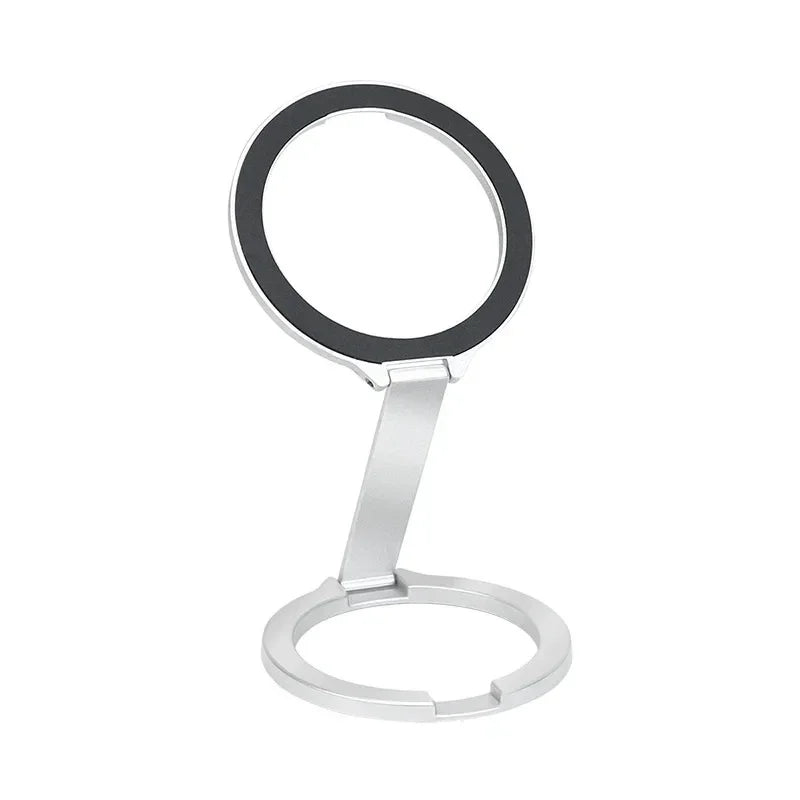 Strong Magnetic Phone Holder for MagSafe – Double-Sided Folding Ring Stand, Portable Magnet Bracket for iPhone 14/15 and Xiaomi