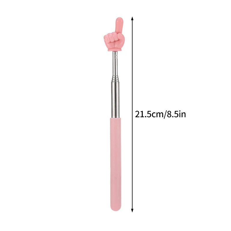 Lesestock aus Edelstahl – Lesehilfe für Schüler, Zeigestock für Whiteboards, Handliches Unterrichtswerkzeug