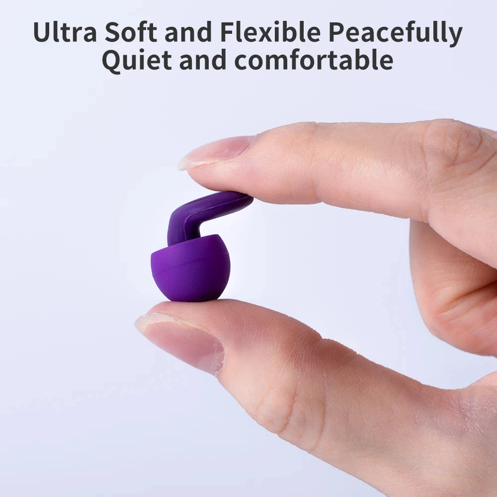 سدادات أذن HUAK 09 • سيليكون عالي الدقة • حماية السمع للحفلات الموسيقية والنوم والسباحة • تقليل الضوضاء • ملحقات إضافية متضمنة