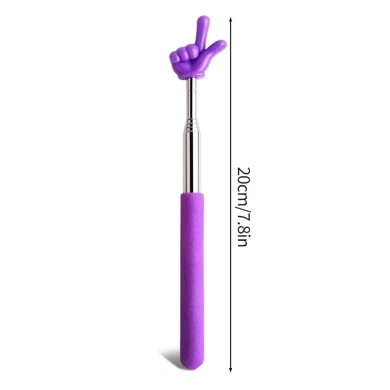 Lesestock aus Edelstahl – Lesehilfe für Schüler, Zeigestock für Whiteboards, Handliches Unterrichtswerkzeug