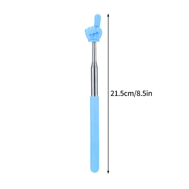 Lesestock aus Edelstahl – Lesehilfe für Schüler, Zeigestock für Whiteboards, Handliches Unterrichtswerkzeug