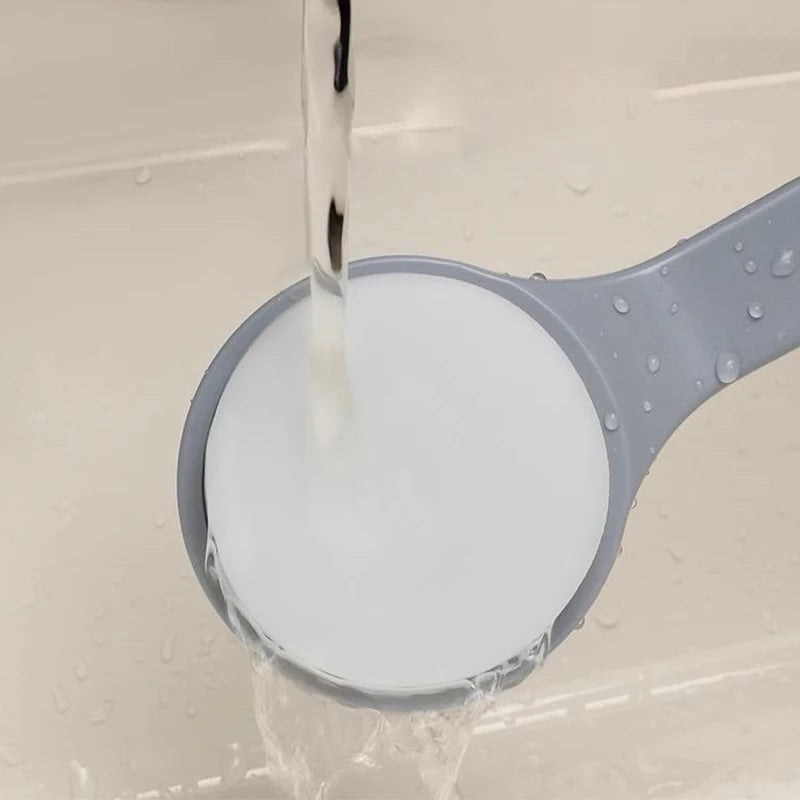 Long Handle Lotion & Sunscreen Applicator – Multi-Function Body Cleaner & Shower Brush for Back and Hard-to-Reach Areas