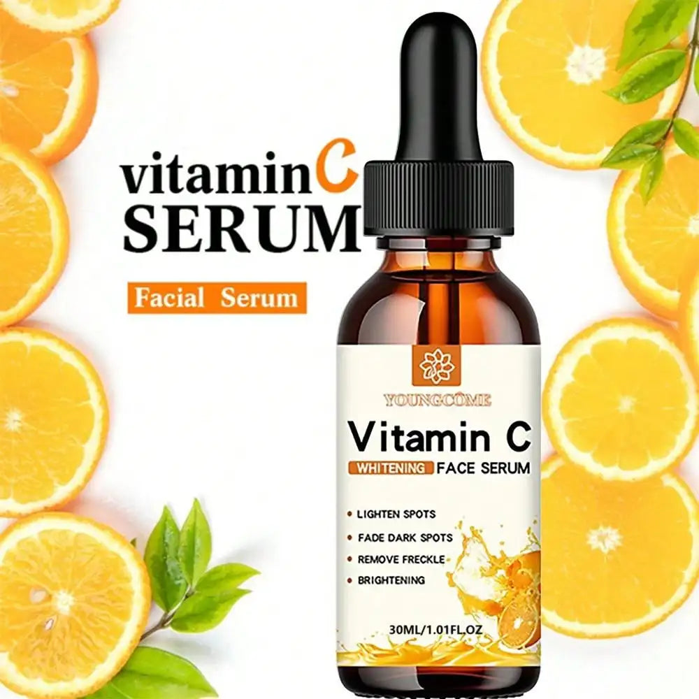 Vitamin C Facial Essence – Dark Spot Remover with Hyaluronic Acid, Anti-Aging & Moisturizing Face Serum (30ml-50ml)