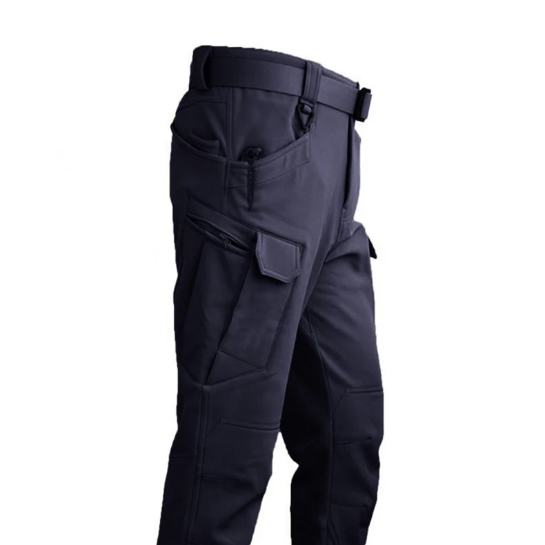 CHRLCK Men's Waterproof Winter Hiking Jacket & Softshell Pants Set | Windproof Fleece Outdoor Gear