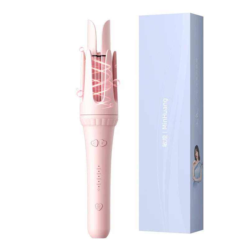 مكواة تجعيد الشعر 32 مم - عصا تجعيد الشعر السيراميكية الاحترافية وملقط التجعيد أداة تصفيف الشعر الكهربائية في الصالونات