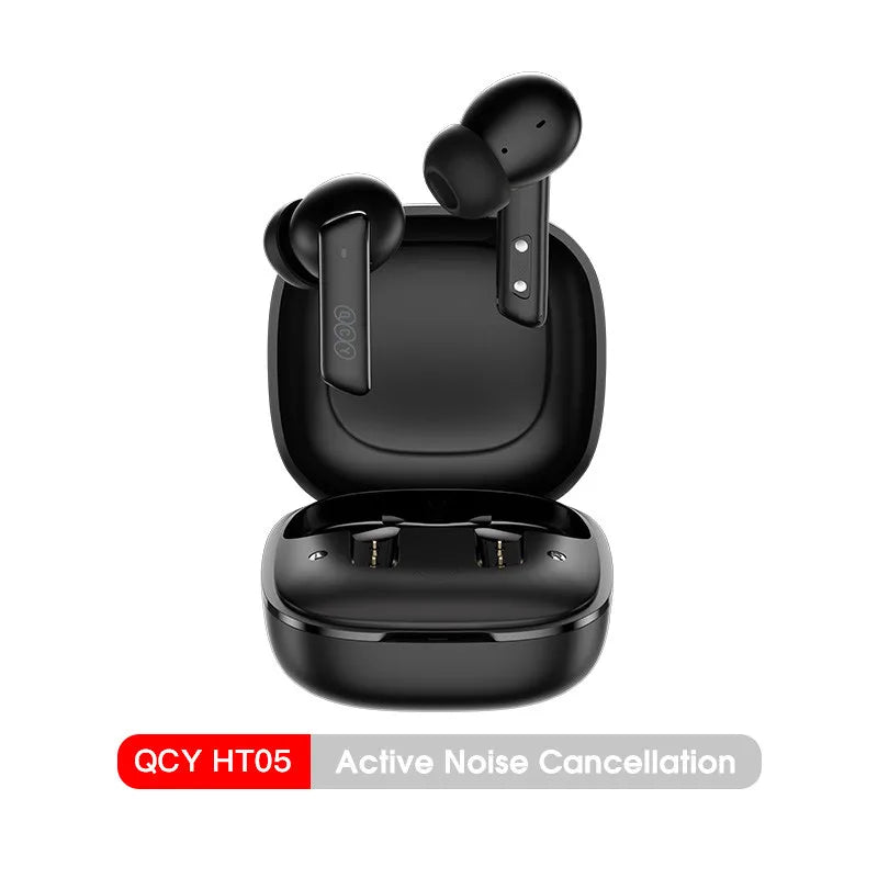 QCY HT05 ANC Wireless Earbuds – 40dB Noise Cancelling Bluetooth 5.2 TWS