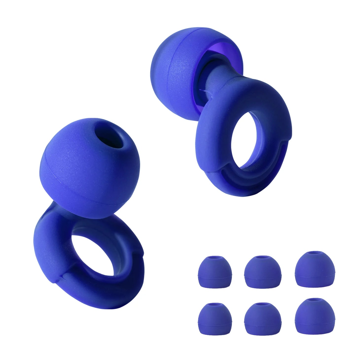 HUAK  03 Silicone Earplugs • Swimming & Sleep • Noise Reduction • Soundproof Hearing Protection • Reusable Loop Earplugs