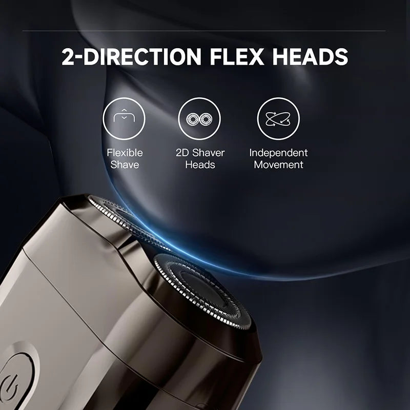 Double-Headed Mini Magnetic Electric Shaver