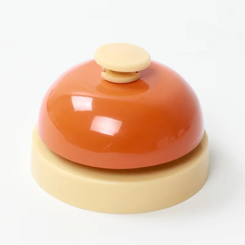 New Metal Hand Bell – Durable Hand-Press Service Bell for Table Games, Clapping Signals & Toy Accessories