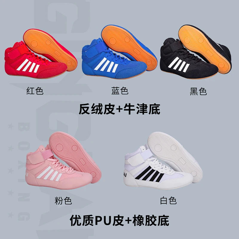 Boxing & Wrestling Shoes | High-Top Combat & Training Sneakers for Kids and Adults