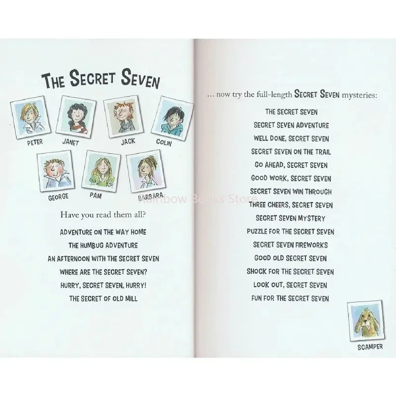 6-Book Enid Blyton Secret Seven Set – Adventure, Detective & Short Fiction English Children’s Stories