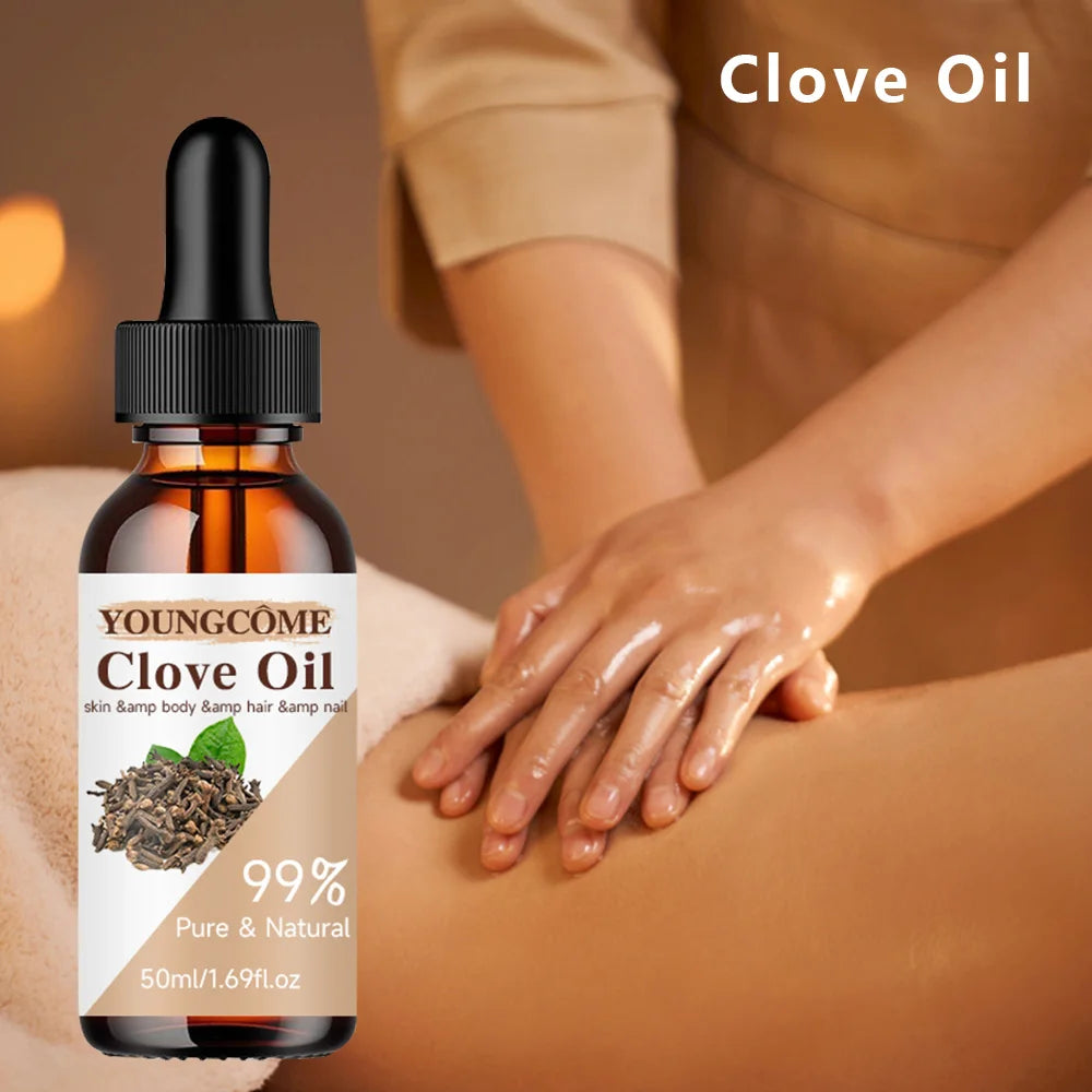 Clove Essential Oil – Moisturizing, Anti-Aging Facial Care for Hydrated Skin, Elasticity Improvement, and Skin Repair