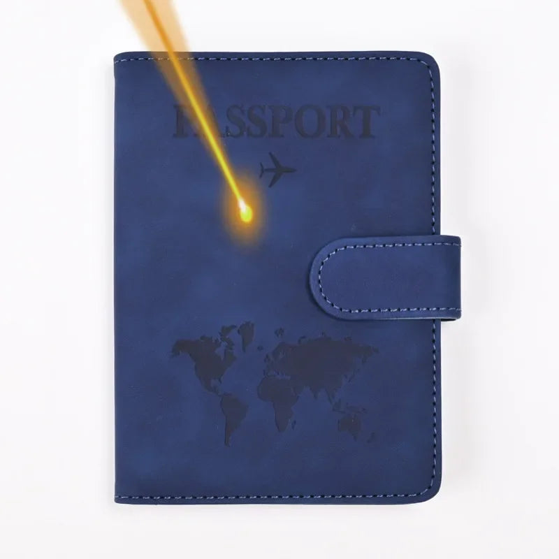 Custom Engraved Passport Cover – Monogrammed Travel Wallet Gift