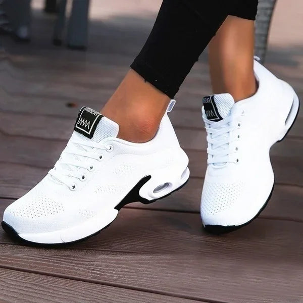 Women’s Platform Casual Sneakers – Breathable Mesh, Chunky Summer Sports Shoes