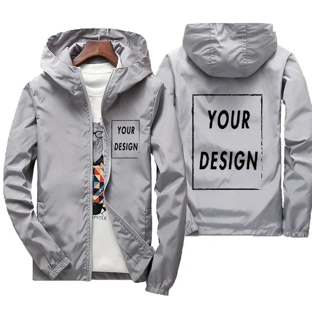 Men’s Autumn Waterproof Windbreaker – Warm Big Size 7XL Custom Logo Outdoor Jacket
