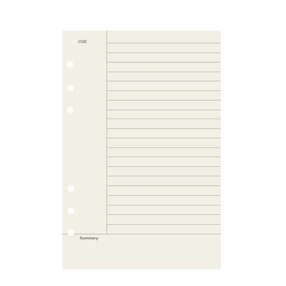 45 Pieces A5 A6 A7 6ring Loose Leaf Notebook Refill Binder Inner Page Budget Weekly Monthly To Do Line Dot Grid Paper Stationery