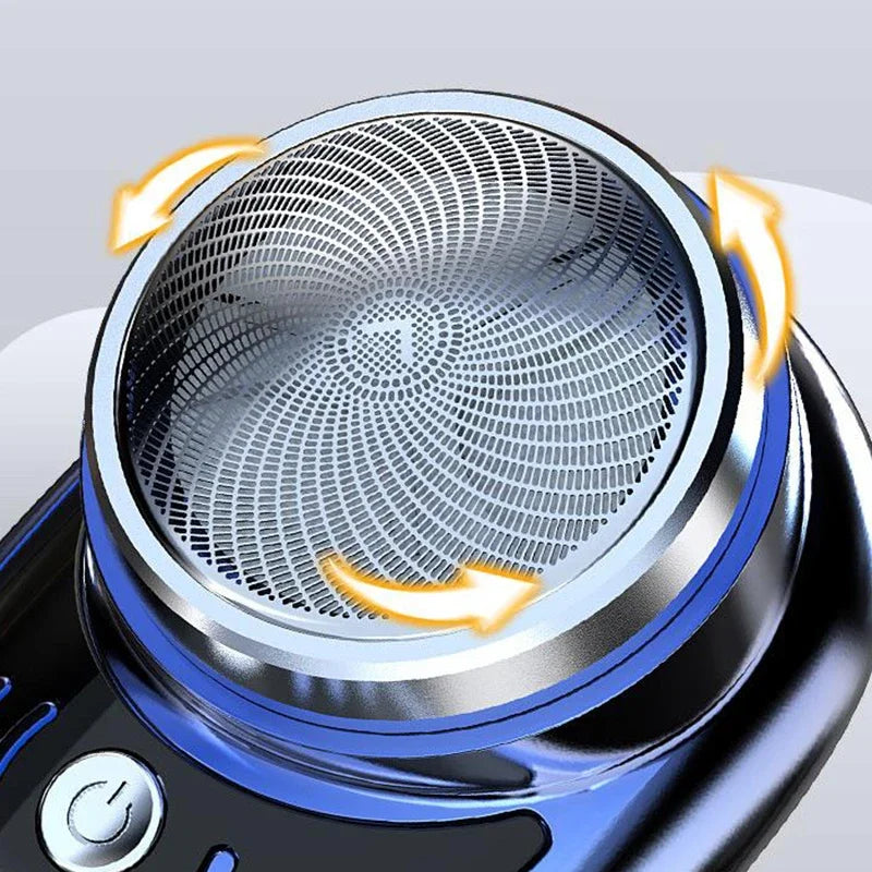 Men’s Electric Shaver | Portable USB Rechargeable Beard Trimmer | Mini Type-C Shaving Machine for Face & Beard Grooming