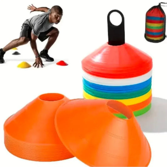 Soccer Cones Set | Football Training Equipment for Kids – Pro Disc Agility & Obstacle Exercise Accessories