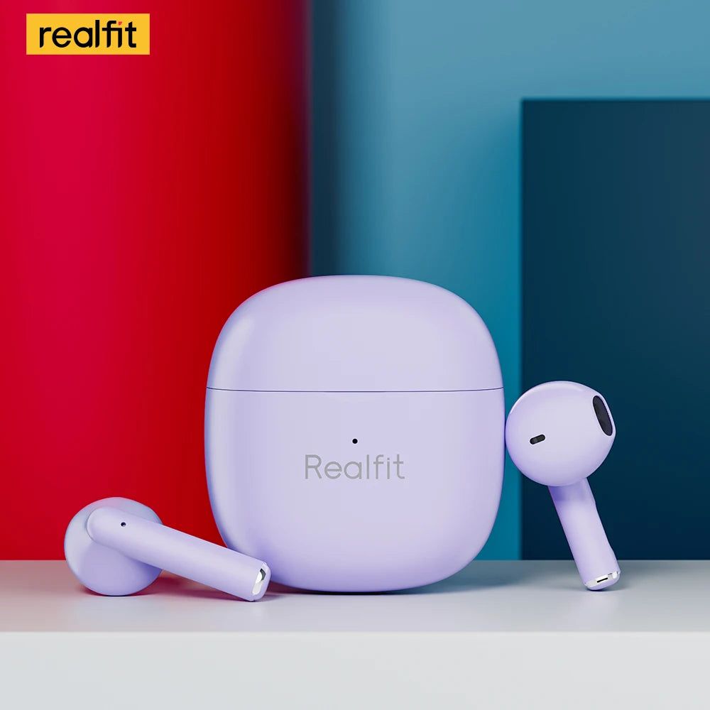 سماعات Realfit F1 بلوتوث | سماعات أذن لاسلكية بتقنية TWS عالية الدقة لهواتف Realme وXiaomi وغيرها