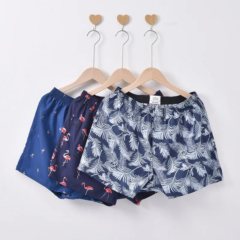 3PCS Men's Cotton Boxer Shorts | Loose Comfortable Arrow Pants Style Underwear | Homewear Boxers