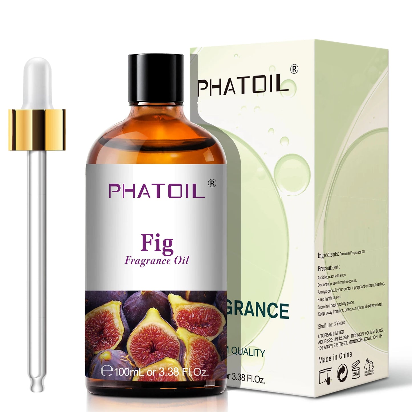 PHATOIL 100ml Sweet Fruity Fragrance Oil – Coconut, Vanilla, Strawberry & More for Diffusers & Candles