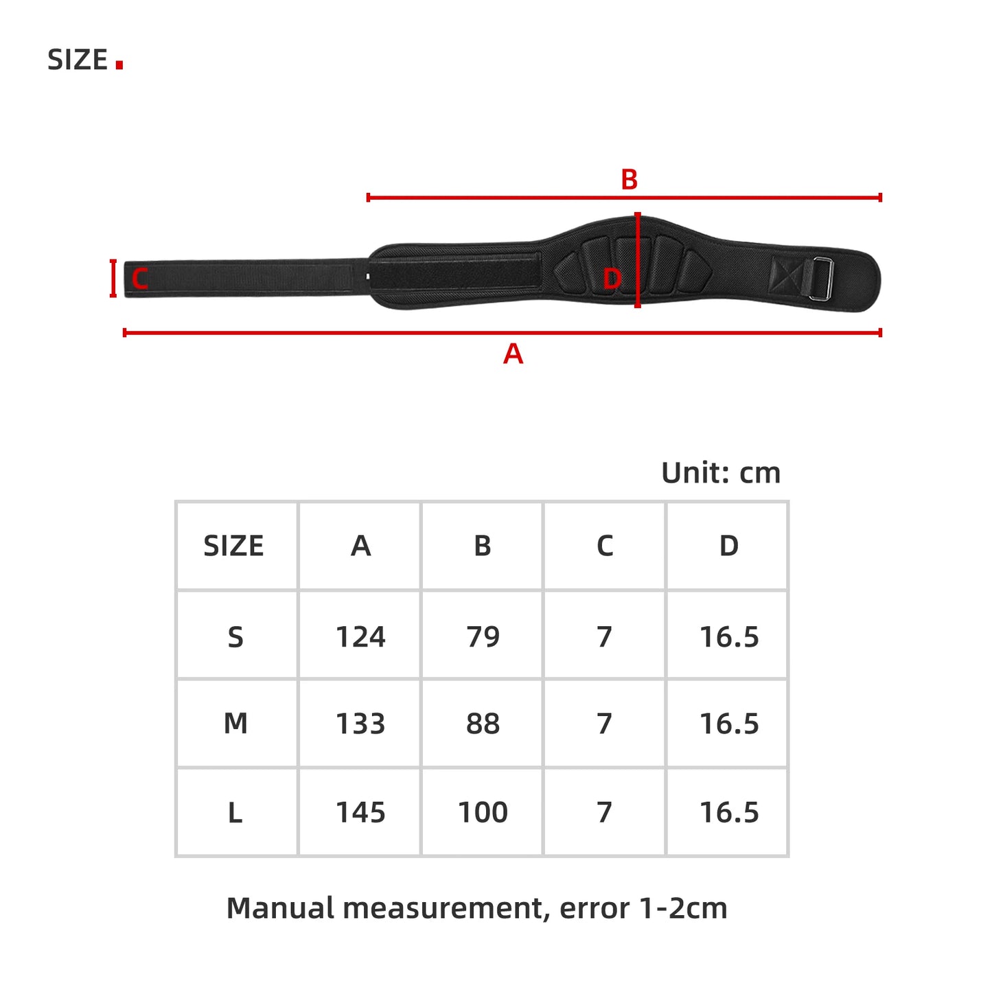 حزام دعم الظهر للنساء - حماية الخصر ودعم الوضعية للياقة البدنية والتدريب