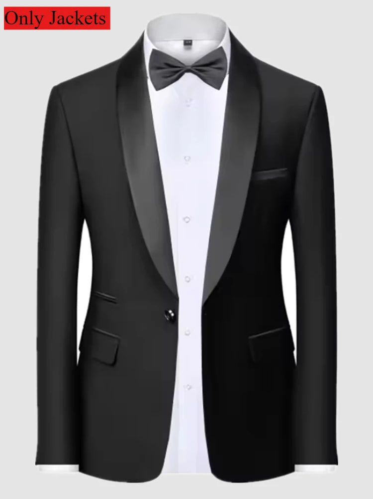 Men's Formal Slim Fit Tuxedo Suit – Business & Wedding Groom Attire