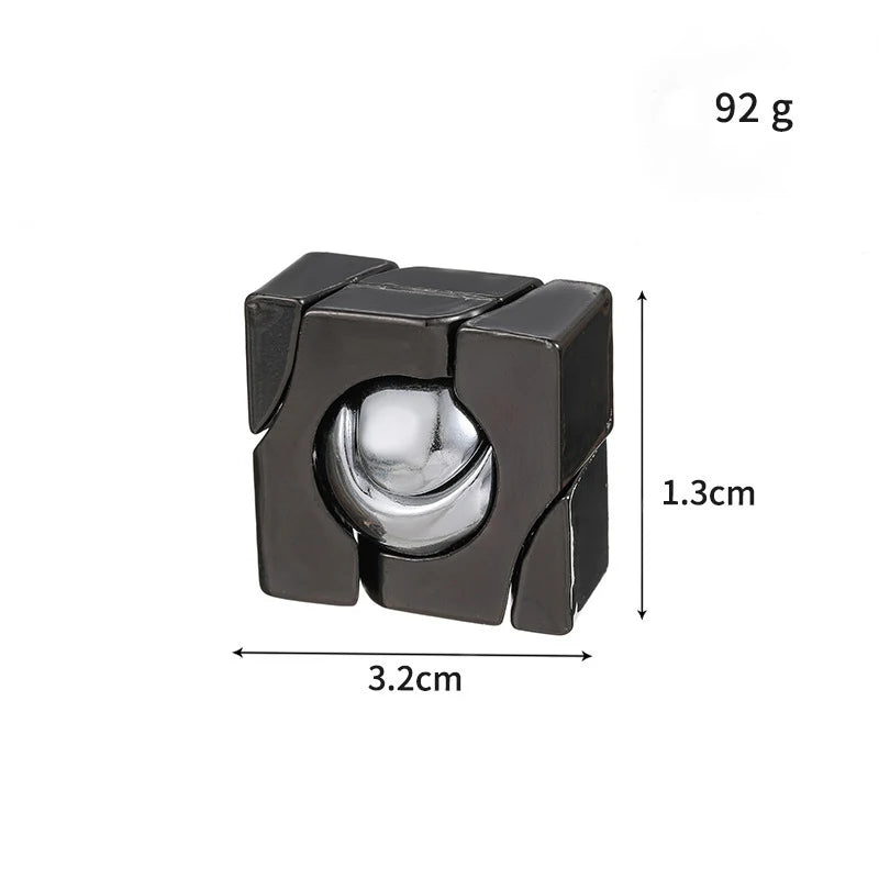 Classic Metal Lock Puzzle – IQ Brain Teaser Magic Puzzle Game for Kids & Adults | Funny Gift Toy