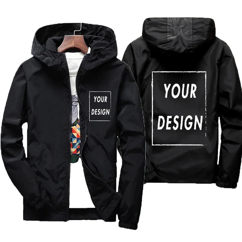 Men’s Autumn Waterproof Windbreaker – Warm Big Size 7XL Custom Logo Outdoor Jacket