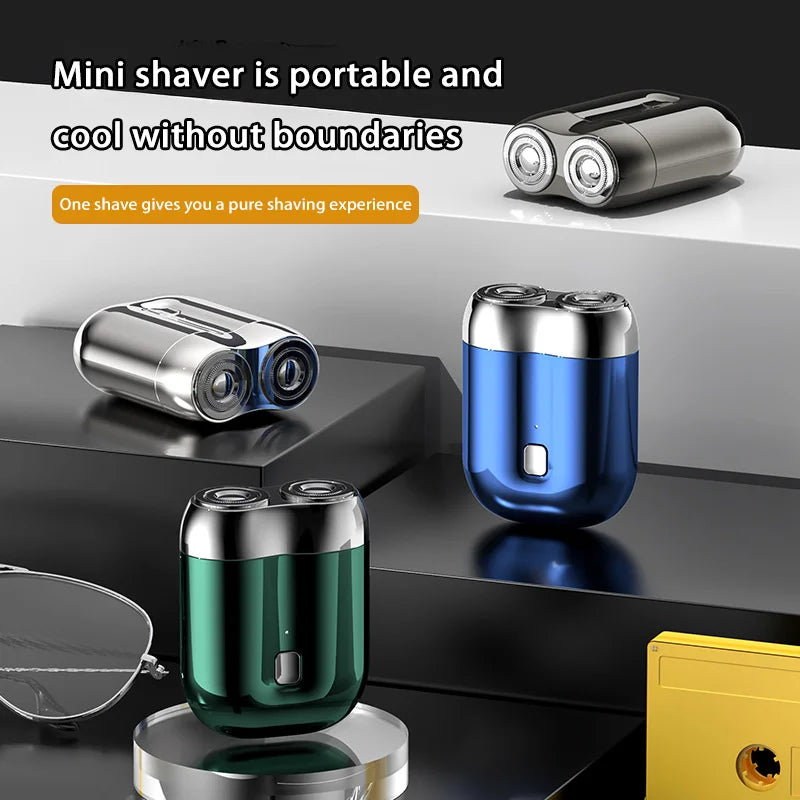 Double-Headed Mini Magnetic Electric Shaver