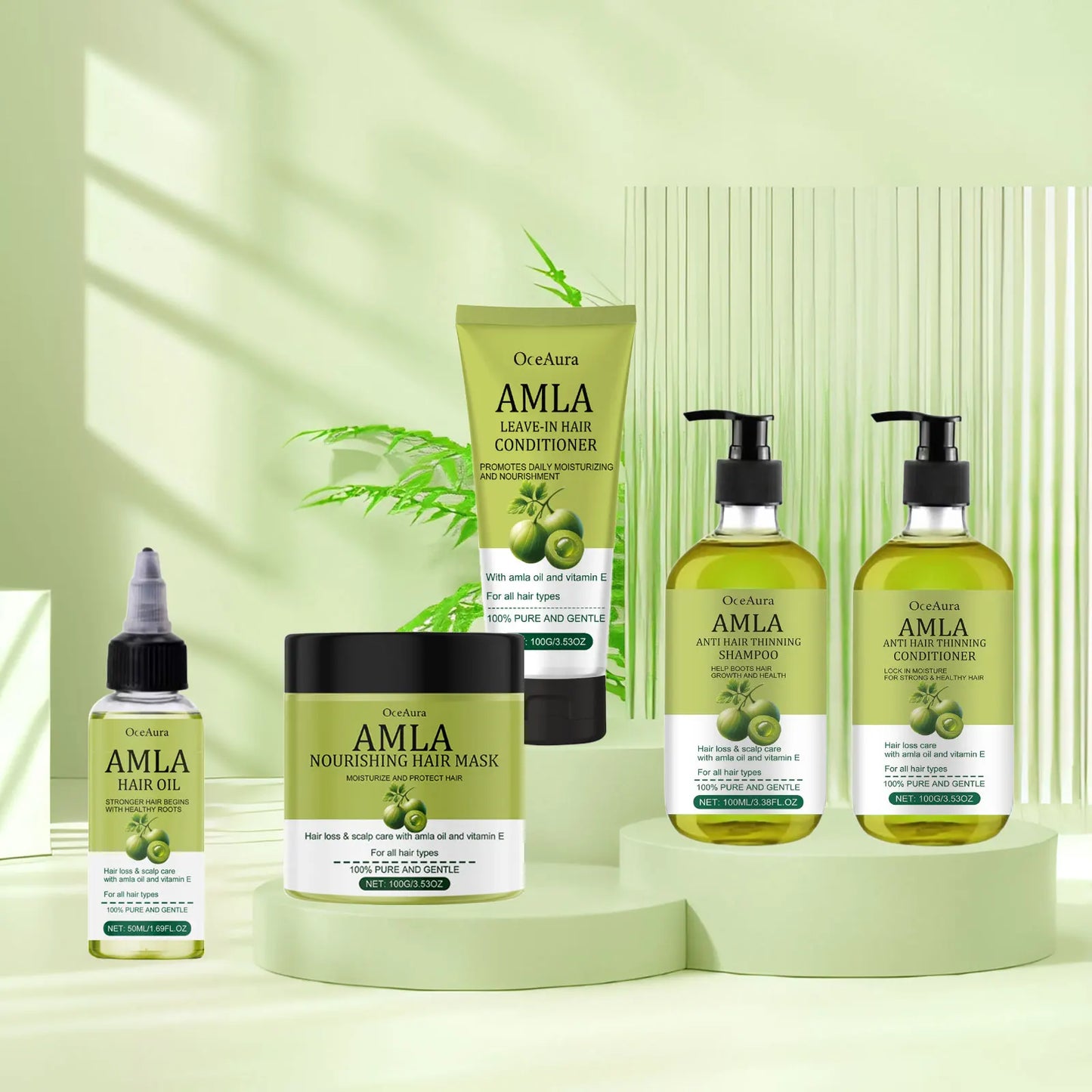 Original Amla Oil Hair Treatment – Deep Moisturizing & Repair Mask for Damaged, Dry, Frizzy Hair & Split Ends