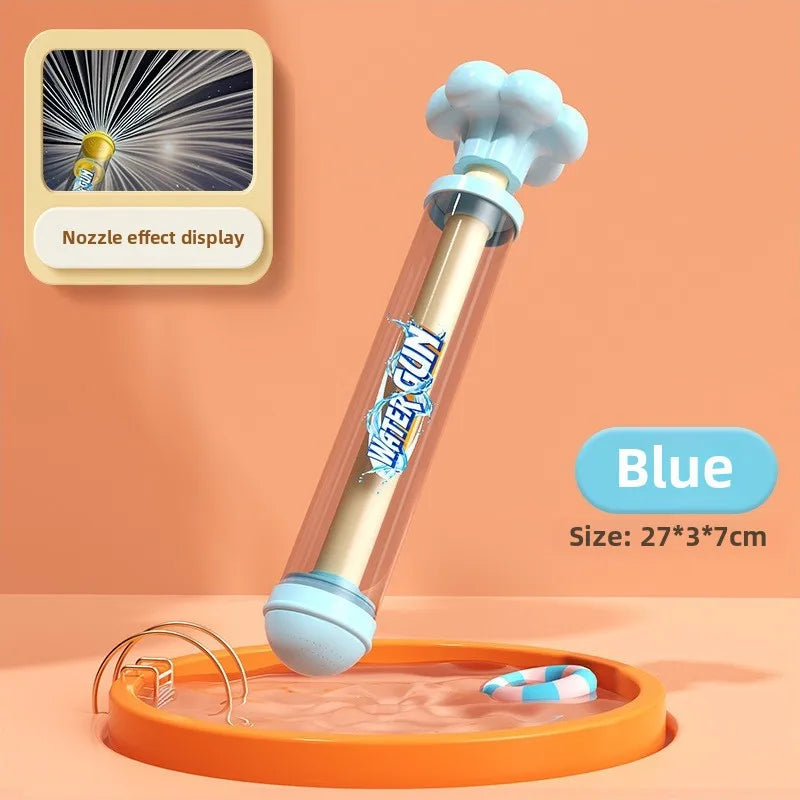 مسدس رش الألعاب النارية - لعبة رش قابلة للسحب للأطفال، لعبة مائية صيفية في حمام السباحة الخارجي والحديقة