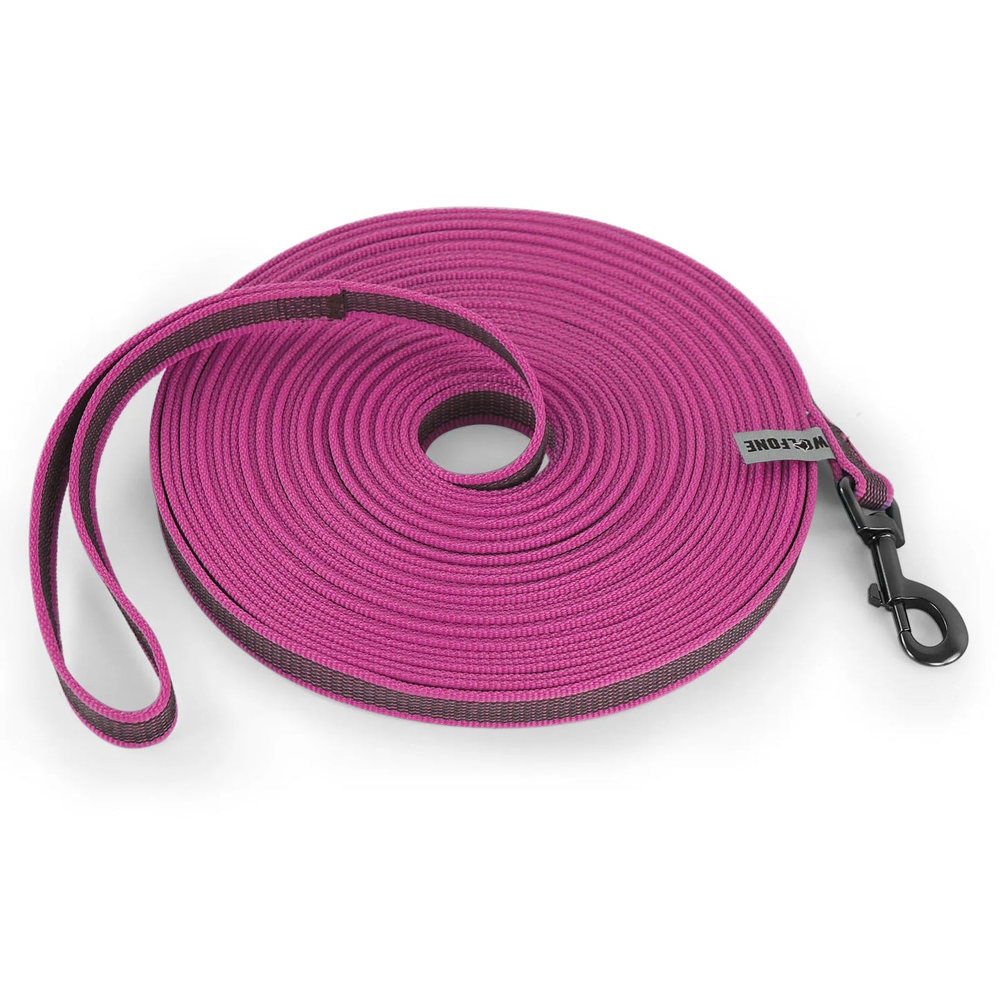 Latex Silk Dog Leash – Small, Medium & Large Training Lead, Dual-Color, Easy-Use Design (1.5m–15m Length Options)