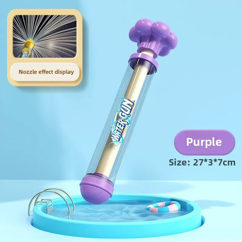 مسدس رش الألعاب النارية - لعبة رش قابلة للسحب للأطفال، لعبة مائية صيفية في حمام السباحة الخارجي والحديقة