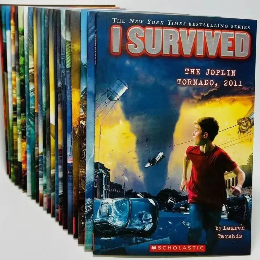 22-Book I Survived Set – English Reading, Disaster History & Survival Chapter Books for Children