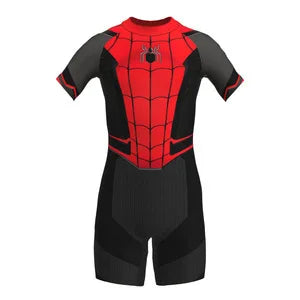 Kids Spiderman Swimsuit Boys Surfing Swimwear Cosplay Beach Bodysuit