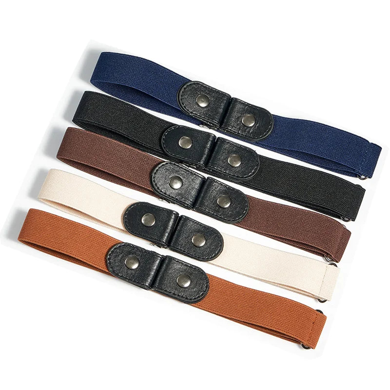 Invisible Elastic Belt – Simple Fashionable Buttonless Waistband