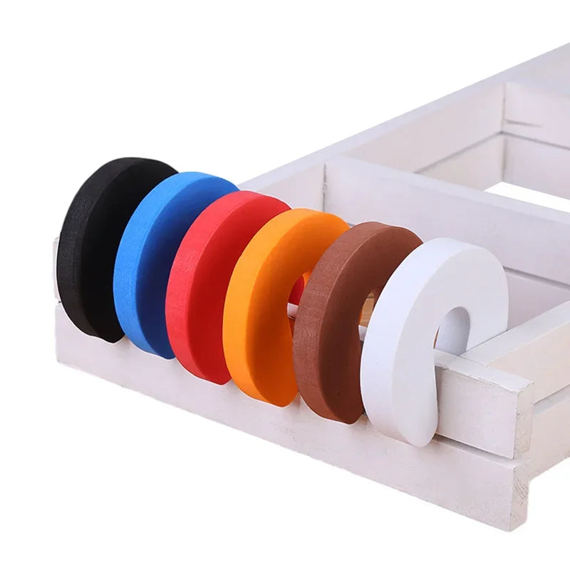 1 أو 5 قطع من سدادات الأبواب المصنوعة من مادة إي في إيه على شكل حرف C - واقيات أمان للأطفال من الإسفنج الناعم المقاوم للانضغاط