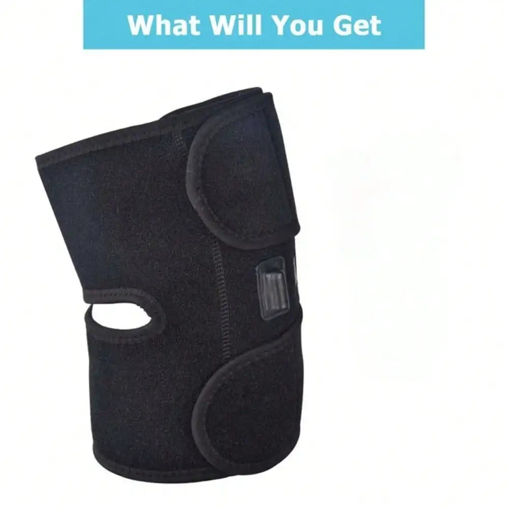 وسادة تدليك الركبة الكهربائية المُدفأة - جهاز تدليك الركبة لاسترخاء المفاصل وتسكين الألم والدفء