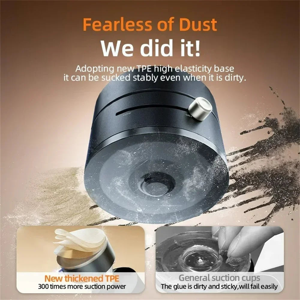 Portable Magnetic Mobile Phone Holder – Adjustable Double-Sided Suction Cup Bracket, Lazy Stand for All Smartphones