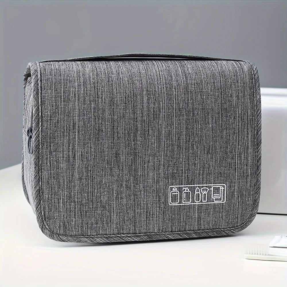 Toiletry Bag with Hook | Multi-Functional Waterproof Cosmetic Storage Bag for Men & Women | Travel Hand Wash, 3 Colors