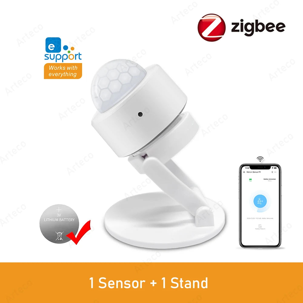 مستشعر الحركة الذكي Zigbee 3.0 PIR - كاشف الأشعة تحت الحمراء لجسم الإنسان، إنذار أمان، يعمل مع eWeLink ومساعد المنزل