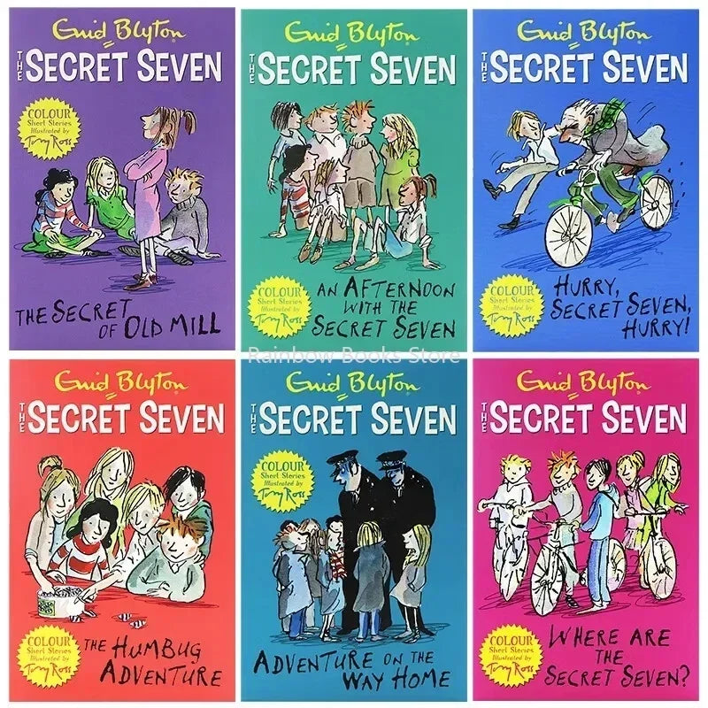 6-Book Enid Blyton Secret Seven Set – Adventure, Detective & Short Fiction English Children’s Stories