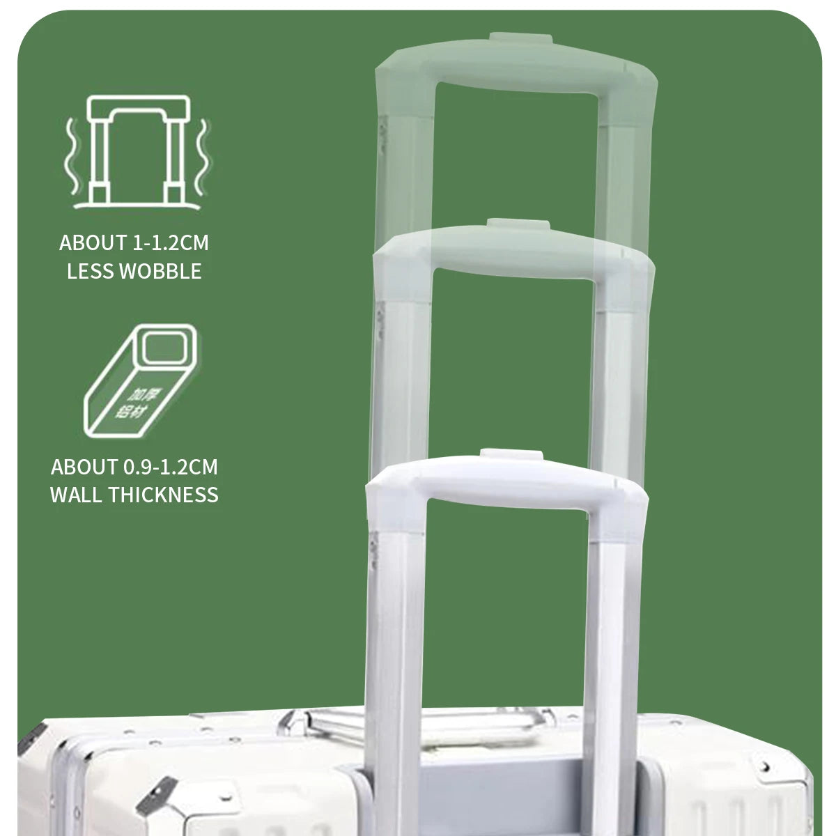 Aluminum Frame Trolley Luggage | Rolling Suitcase with USB & Combination Lock | 20/24/26/28 Inch Carry-On